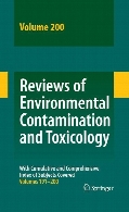 Reviews of environmental contamination and toxicology. Vol. 200
