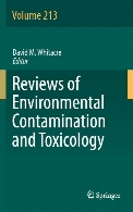 Reviews of environmental contamination and toxicology. / Volume 213