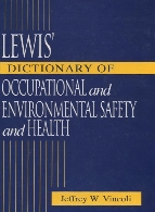 Lewis' dictionary of occupational and environmental safety and health