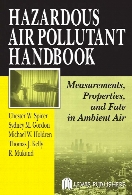 Hazardous air pollutant handbook : measurements, properties, and fate in ambient air