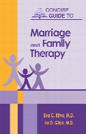 Concise guide to marriage and family therapy