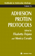 Adhesion protein protocols
