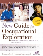 New guide for occupational exploration : linking interests, learning, and careers