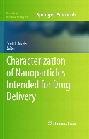 Characterization of nanoparticles intended for drug delivery