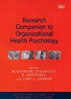 Research companion to organizational health psychology