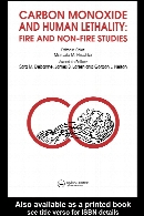 Carbon monoxide and human lethality : fire nad non-fire studies