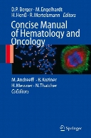 Concise manual of hematology and oncology : with 474 tables