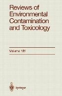 Reviews of environmental contamination and toxicology/ V 181