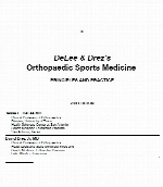 DeLee & Drez's orthopaedic sports medicine : principles and pratice