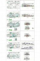 نقشه ها و دیتیل های فنی کامل مجتمع تجاری (فاز ۲) برای اتوکدCommercial Building Plan
