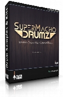 بانک صدای درامPluginGuru – SuperMacho Drums for Kontakt 5.6