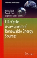 زندگی ارزیابی چرخه از منابع انرژی تجدید پذیرLife Cycle Assessment of Renewable Energy Sources