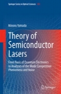 تئوری نیمه هادی لیزر: از اساس کوانتومی الکترونیک به تجزیه و تحلیل از حالت رقابت پدیده ها و سر و صداTheory of Semiconductor Lasers: From Basis of Quantum Electronics to Analyses of the Mode Competition Phenomena and Noise
