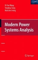 مدرن قدرت تجزیه و تحلیل سیستم (برق و سیستم های قدرت)Modern Power Systems Analysis (Power Electronics and Power Systems)