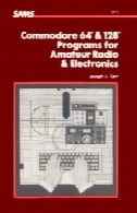 برنامه های Commodore 64 و 128 برای آماتور رادیو و الکترونیکCommodore 64 and 128 Programs for Amateur Radio and Electronics