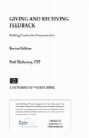 دادن و گرفتن بازخورد: ساخت و ساز ارتباط سازندهGiving and receiving feedback : building constructive communication