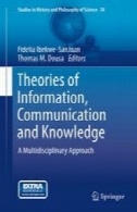 نظریه اطلاعات، ارتباطات و دانش : یک رویکرد چند رشتهTheories of Information, Communication and Knowledge: A Multidisciplinary Approach