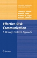 ارتباطات خطر موثر: یک رویکرد پیام محورEffective Risk Communication: A Message-Centered Approach
