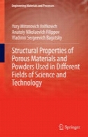 خواص ساختاری مواد متخلخل و پودر مورد استفاده در زمینه های مختلف علوم و فناوریStructural Properties of Porous Materials and Powders Used in Different Fields of Science and Technology