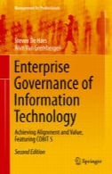 حکومت شرکت فناوری اطلاعات : دستیابی به تراز و ارزش، از ویژگی های بارز COBIT 5Enterprise Governance of Information Technology: Achieving Alignment and Value, Featuring COBIT 5