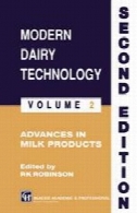 فناوری های لبنی مدرن: دوره 2 پیشرفت در شیر محصولاتModern Dairy Technology: Volume 2 Advances in Milk Products