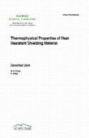 خواص ترموفیزیکی از مقاوم به حرارت مواد محافظThermophysical Properties of Heat Resistant Shielding Material