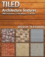 تکسچر های کاشی برای معماری از Dosch DesignDosch Design Tiled Architecture Textures