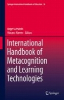 کتاب راهنمای بین المللی فراشناخت و یادگیری فن آوری هایInternational Handbook of Metacognition and Learning Technologies