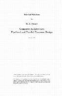 راه حل کتابچه راهنمای کاربر برای معماری کامپیوتر پایپ لاین و طراحی پردازنده موازیSolutions manual to Computer Architecture Pipelined and Parallel Processor Design