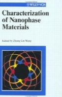 ویژگی های مواد NanophaseCharacterization of Nanophase Materials