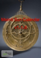 آموزش نرم افزار Msimit Sun Calendar v1.1.6