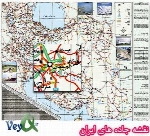 نقشه راه های ایران با بزرگ نمایی بی نهایت