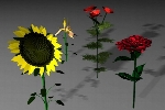 Flowers Low-Poly