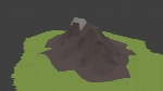 Mountain Low Poly (Mount1)