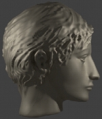 Ancient Greek Style Sculpture Head