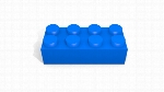 Lego Brick (8x2)
