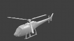 Low Poly Helicopter Model