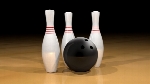 Bowling Ball With Pins