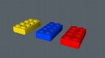 Lego Bricks 3 Colors