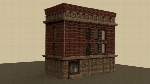Simple Red Brick Building