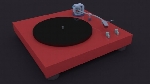 Red Turntable