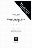 برق ماشین آلات ، دیسک و سیستم های قدرت ویرایش ششم (دستی مربی )Electrical Machines, Drives and Power Systems Sixth Edition (Instructor's Manual)