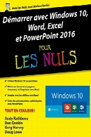 Démarrer avec 10 ویندوز, ورد, اکسل و پاورپوینت 2016 پور له NulsDémarrer avec Windows 10, Word, Excel et Powerpoint 2016 pour les Nuls