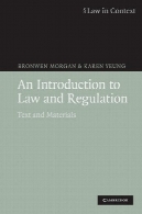 مقدمه ای بر قانون و مقررات : متن ها و مواد (قانون در زمینه)An Introduction to Law and Regulation: Text and Materials (Law in Context)