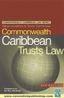 نسخه مشترک المنافع کارائیب تراست قانون 2Commonwealth Caribbean Trusts Law 2nd edition