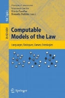 مدل computable از قانون: زبان دیالوگ بازی, ontologiesComputable models of the law: languages, dialogues, games, ontologies