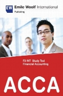 ACCA F3 (INT) مالی مطالعه حسابداری متنACCA F3 (INT) Financial Accounting Study Text