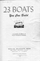 23 قایق شما می توانید به 1950 مکانیک ساخت23 BOATS You Can Build 1950 Popular Mechanics