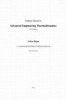 پیشرفته ترمودینامیک مهندسی 3 نسخه - راه حل دستیAdvanced Engineering Thermodynamics 3rd Edition - Solution Manual