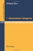 * - دسته بندی مستقل (جزوه ریاضیات)*- Autonomous Categories (Lecture Notes in Mathematics)
